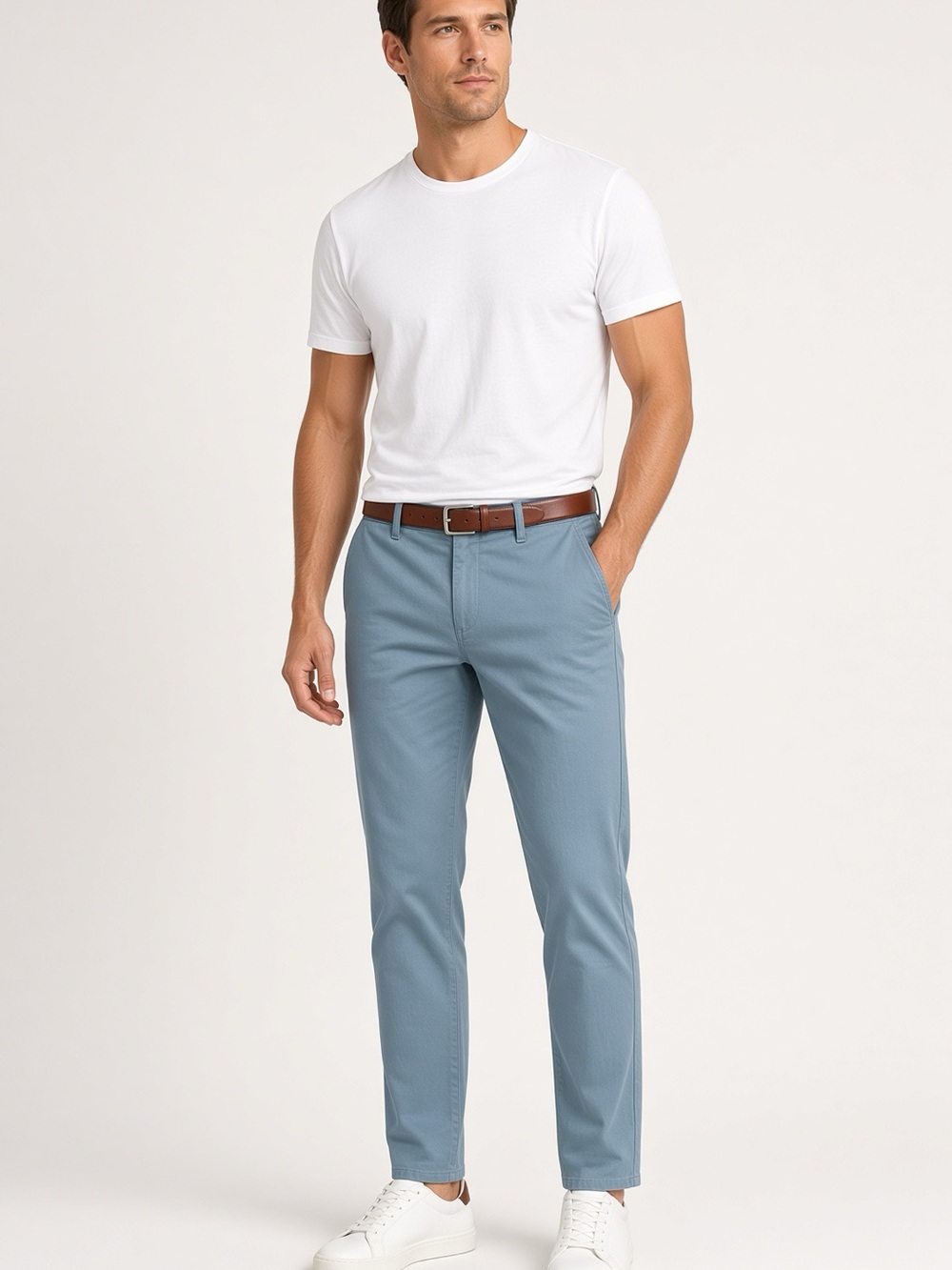Ag Adriano Goldschmied Slim Light Blue Chinos size 32R NWOT